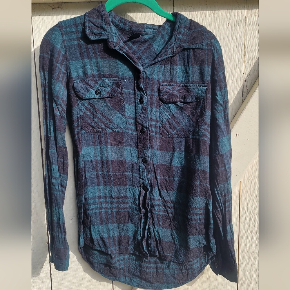 Zumiez Black And Green Flannel